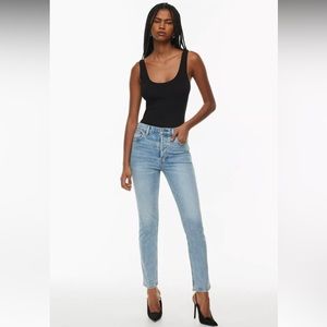 Aritzia Denim Forum- The Yoko High-Rise Slim 26L, size 25